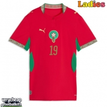 Morocco Youssef En-Nesyri #19 Replica Home Shirt Ladies World Cup 2026 Short Sleeve